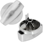 Knob For Belling Stoves Countryrange Chrome Cooker Oven Gas Hob Control Dial x 2