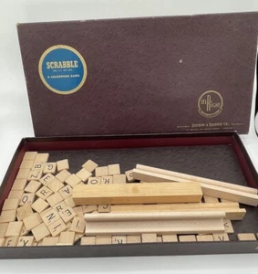 Vintage 1953 Scrabble Game Selchow & Righter - Picture 1 of 2