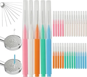 Shower Head Cleaning Brush for Small Hole, Multifunctional Shower Head Cleaner T - Picture 1 of 6