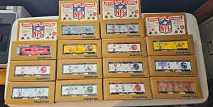 **Pick 1** Mantua HO Scale Super Bowl Express NFL Team Box Car - Picture 1 of 127