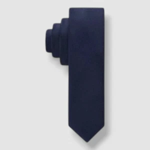Calvin Klein Men's Blue Liquid Luxe Solid Skinny Tie 58 x 2 - Picture 1 of 1