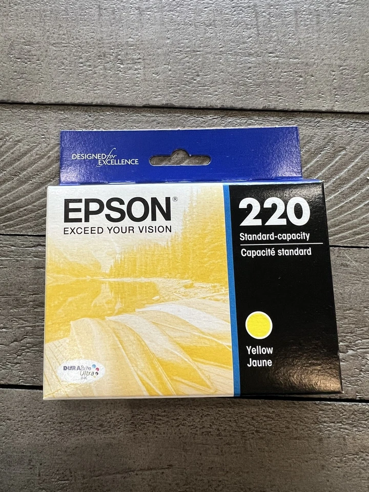 EPSON T220420 (220) Yellow Ink Cartridge OEM *