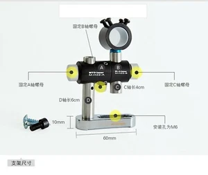 Supporto morsetto regolabile 3 assi per modulo diodo laser 12mm 13mm - Foto 1 di 6