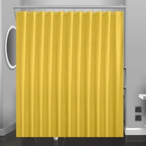 Cortina o forro de ducha de plástico color crema amarillo, 72 x 72 pulgadas - Picture 1 of 7