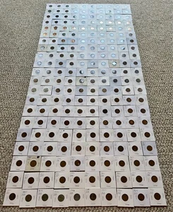210 Coin Lot USA Lincoln Wheat Penny In Flips 1929 - 1955 Bundle P, D & S - Picture 1 of 10