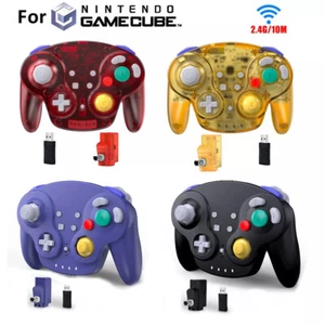 Controlador USB inalámbrico 2.4 G para Nintendo GameCube NSO Switch PC Mac Windows - Imagen 1 de 87
