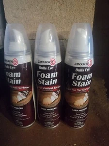 3Zinsser Bulls Eye Foam Wood Stain 9oz Early American Vertical Surface Rustoleum - Picture 1 of 1