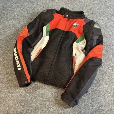 Ducati Dainese Racing Armored Motorcycle Jacket Italian Size 50 - Image 1 of 4