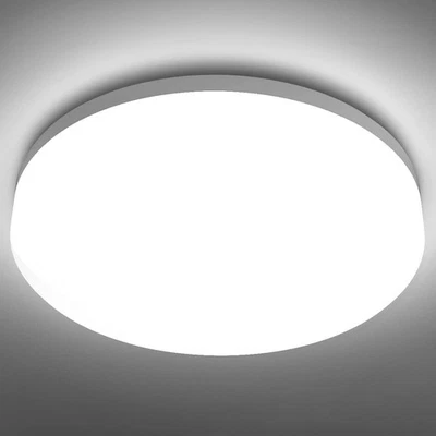 8.7 inch Flush Mount LED Ceiling Light for Bathroom, Waterproof, 5000 Kelvin Day - Image 1 of 4