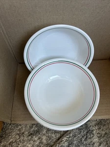 4 cuencos de sopa de cereales vintage Corelle Corning Holly Days Christmas - Imagen 1 de 4
