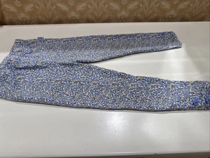 Leggings florales Jojo Maman Bebe para niña talla 4 azules/amarillos/blancos - Imagen 1 de 7