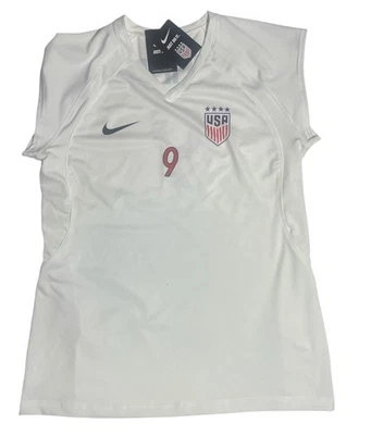 USA Sleeveless Top, NUMBER 9,  SIZE WOMAN'S LARGE, new/tag, MIA HAMM NUMBER - Image 1 of 2