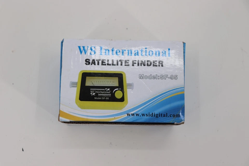 Buscador de satélites modelo SF-95 medidor de señal WS International 950-2400 MHz Foto 1 de 4