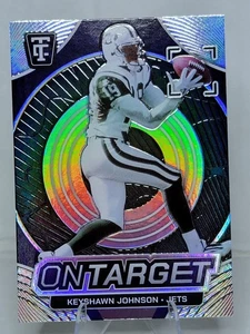 Tarjeta espejo Panini 2024 totalmente certificada Keyshawn Johnson en Target #22 NFL  - Imagen 1 de 6