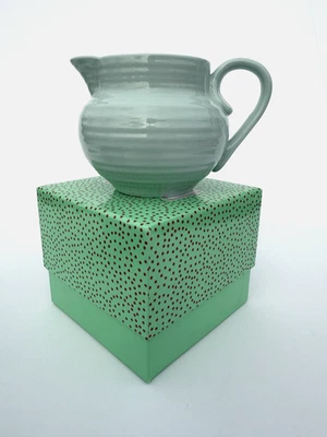 Sophie Conran Portmeirion Blue Ripple 10oz Creamer Jug Pitcher NEW - Image 1 of 4