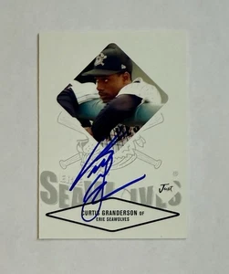 Curtis Granderson Autographed Hand Signed Card Erie Seawolves Detroit Tigers - Picture 1 of 2