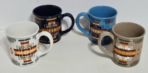 Pendleton Woolen Mills Chief Joseph Coffee Mugs Set Of 4 - Excellent Condition! - Picture 1 of 22