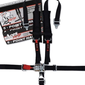 5 Point Harness With 2 Inch Padding (Black) - Picture 1 of 6
