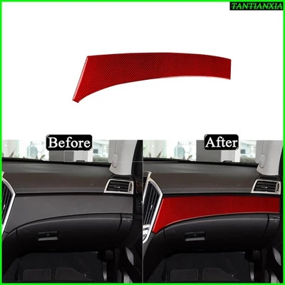 Cubierta interior de panel de fibra de carbono real Co-poliot para Cadillac SRX 2010-16 Foto 1 de 4