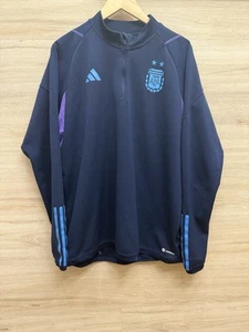 Adidas Argentina Team AFA 2022 1/4 Zip Training Top Shirt  HF3917 Men’s Size XL - Picture 1 of 8