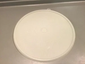 Vintage Tupperware Sheer Replacement Lid Seal Clear #230 Z Tab 9" Excellent - Picture 1 of 4