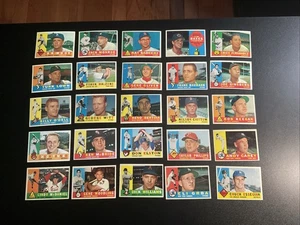 1960 Topps Baseball Lot 25 verschiedene hochwertige  - Bild 1 von 10