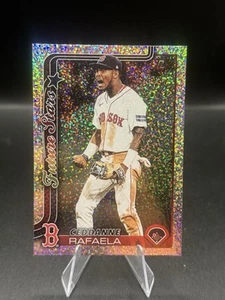 2025 Topps Serie 1 - Ceddanne Rafaela - #148 - Confeti Paralelo - Futuras Estrellas - Imagen 1 de 2