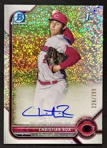 Christian Roa (1st Bowman Speckle / 299) & Michel Triana (1st Mojo) & Reds! - Picture 1 of 8