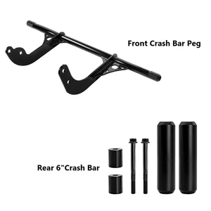 2007-2014 For Honda Spirit VT750C2 Tough Highway Front Rear Crash Bar Set - Picture 1 of 10
