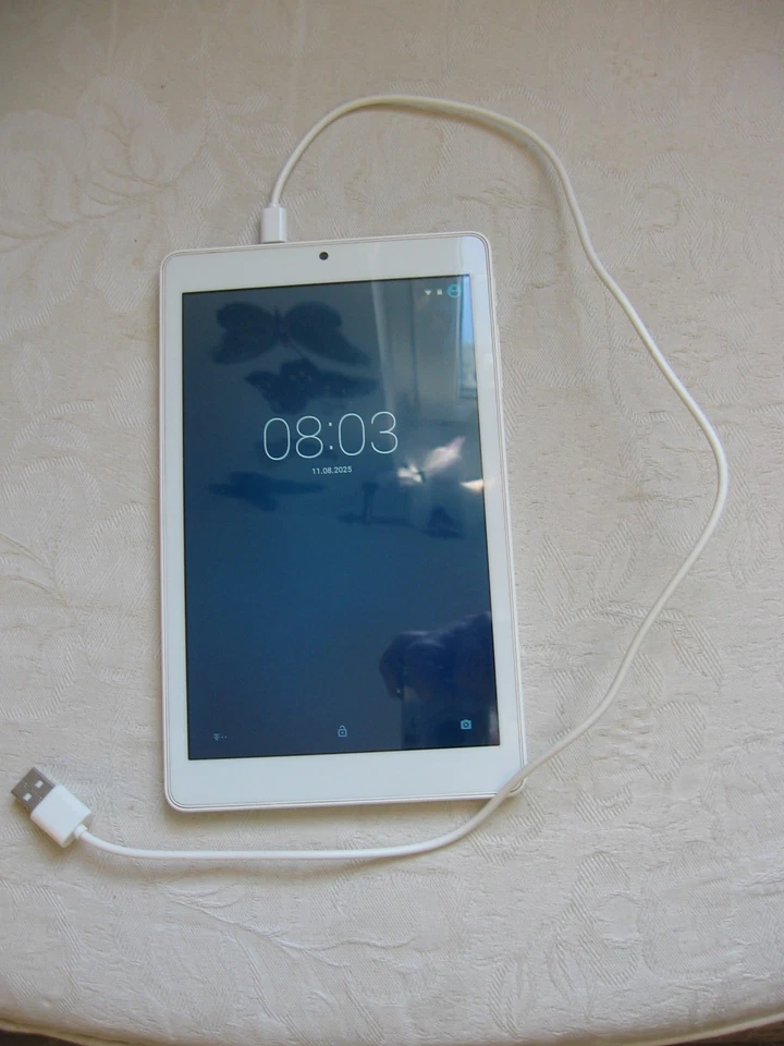 Telekom Puls Tablet Wireless weiß 8 Zoll 16 GB plus 16 GB Speicherkarte g. Zust. - Bild 1 von 4