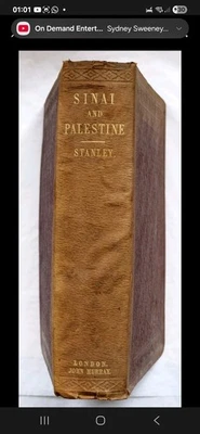 1856 Sinai and Palestine In connection with their history Stanley Old Antique HB - Image 1 of 4