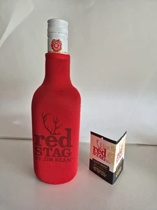 Jim Beam Red Stag Whiskey 40% 0,7L Limited Edition mit Neopren Überzug - Sammler - Bild 1 von 2