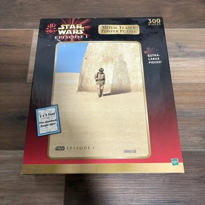 NIB VTG 1999 Star Wars Episode I Movie Teaser Poster Anakin 300 Piece Puzzle - Image 1 of 4