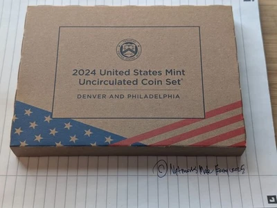 2024 Uncirculated Coin Set US Mint - Sealed, in Box - Free Shipping - 24RJ - Image 1 of 4