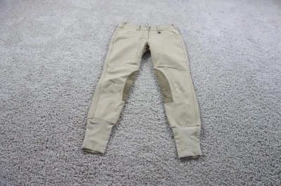 Calça Equine Couture Feminina 26 Calças Bege Champion Coolmax Equestrian * - Imagem 1 de 4