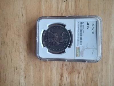 1877-S Trade Dollar T$1 NGC XF45 - Image 1 of 2