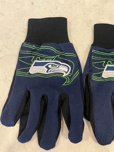 NWOT FOCO NFL Seattle Seahawks Logo Winter Gloves Unisex NEW - Picture 1 of 7