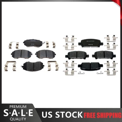 For 2006 2005 2004 2003 Subaru Baja Front & Rear R-Line Ceramic Brake Pads - Image 1 of 4