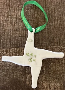 Royal Tara St Brigid"s Cross Ireland  Wall Hanging / Tree Ornament Shamrocks - Picture 1 of 5