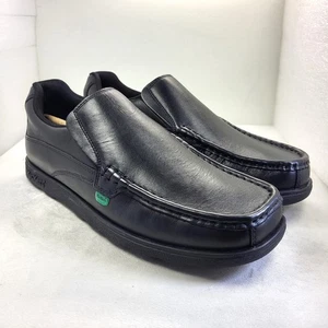 KICKERS Fragma Laceless Mens Shoes Leather Black UK9.5 *NEW/UNUSED* (X101) - Picture 1 of 22