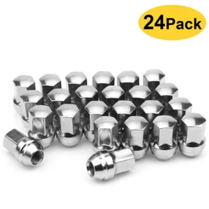 Factory Chrome 14x1.5 Lugs Lug Nuts For Chevy Suburban GMC Sierra Denali Savana - Picture 1 of 5