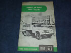 1953 FORD TRUCK PRE-DELIVERY SHOP MANUAL / ORIGINAL BOOK