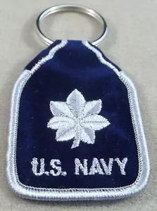 US Navy Commander O-5 Rank Portachiavi ricamato - Foto 1 di 1