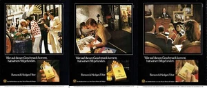 3w50404/ Lot Reklame aus 1982 – Zigaretten BENSON & HEDGES - Picture 1 of 4