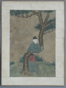 Song Dynastie chinesischer Gelehrter und Kiefer Malerei  - Bild 1 von 12
