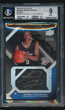 2008 UD Black Rookie Auto Jersey Russell Westbrook 22/50 RC BGS 9
