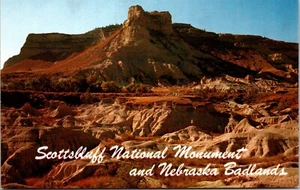 Scottsbluff National Monument & Badlands Nebraska Postcard - Picture 1 of 2