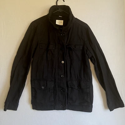 Chaqueta informal con cremallera y botones Colorado para mujer negra talla 12 Foto 1 de 4