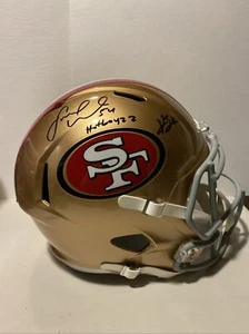 Fred Warner & Kwon Alexander Signed 49ers Full-Size Speed Helmet Beckett - Picture 1 of 9