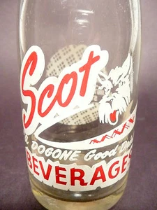 vintage ACL Soda POP Bottle: SCOT of STURGEON, PA - Scotty Dog Interest - 7 oz - Imagen 1 de 3